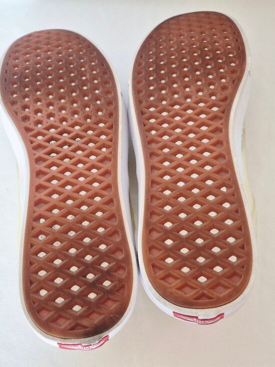 Vans ComfyCush Slip-Skool Checkerboard Multi-Color Sneakers Lace Unisex M9.5 W11 - Picture 8 of 11